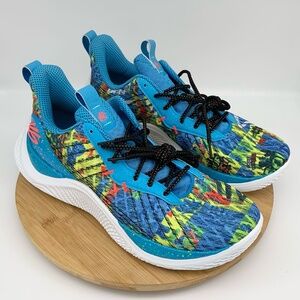 Under Armour Curry Flow 10 Sour Patch Kids Shoes 3025622-300 Mens Size 13